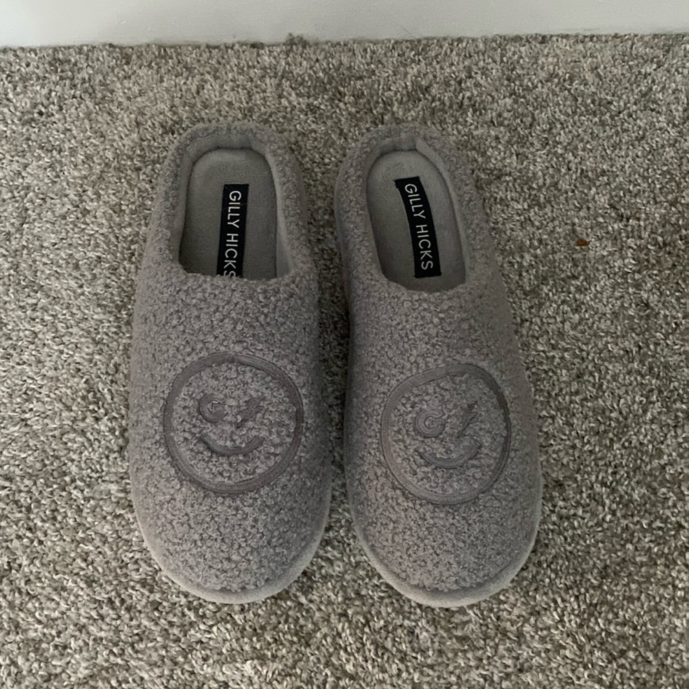 gray gilly hicks slippers